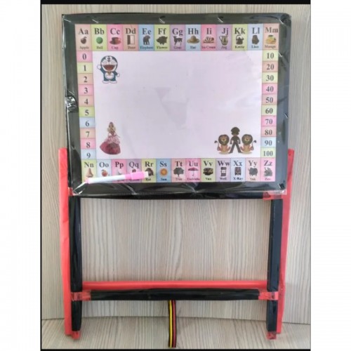 Colorful White writing board with stand & marker toy For Kids 